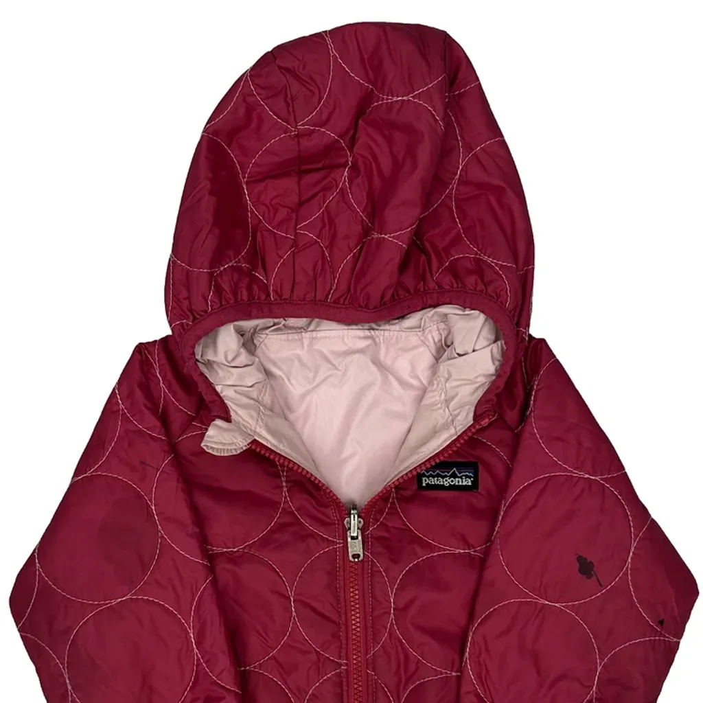 Age 2-3 Patagonia Jacket - 2XS Red Polyester - Image 5