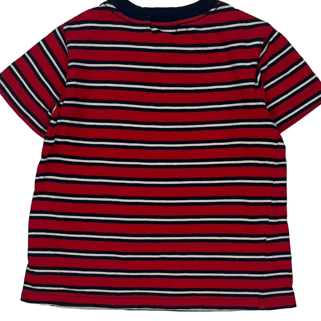 Age 2-3 Polo By Ralph Lauren Striped T-Shirt - 2XS Red Cotton - Image 6