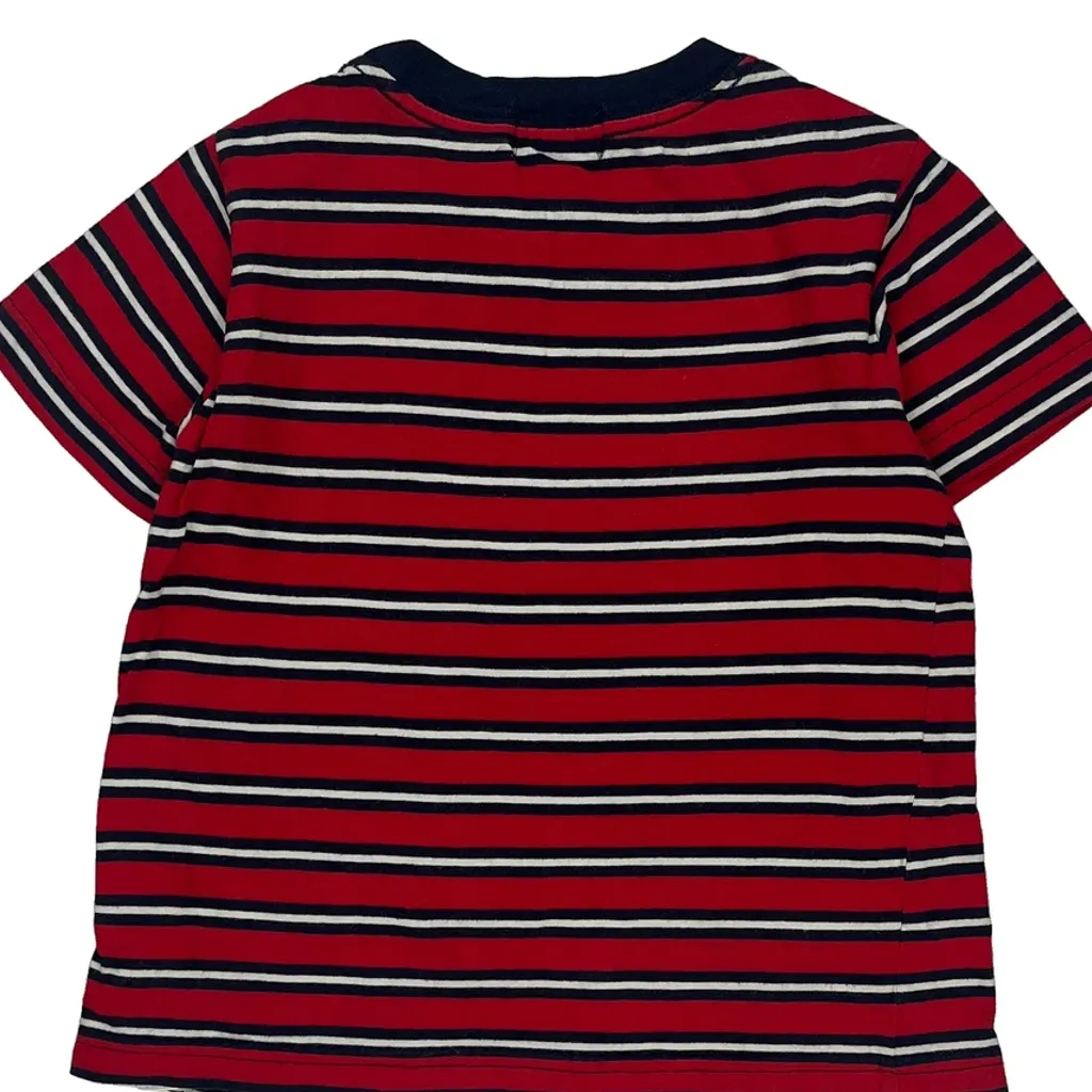 Age 2-3 Polo By Ralph Lauren Striped T-Shirt - 2XS Red Cotton - Image 7