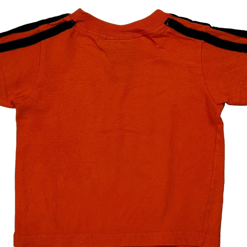 Age 2 Adidas Graphic T-Shirt - XS Orange Cotton - Image 7