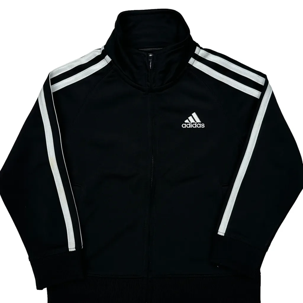 Age 2 Adidas Track Jacket - 2XS Black Polyester - Image 5