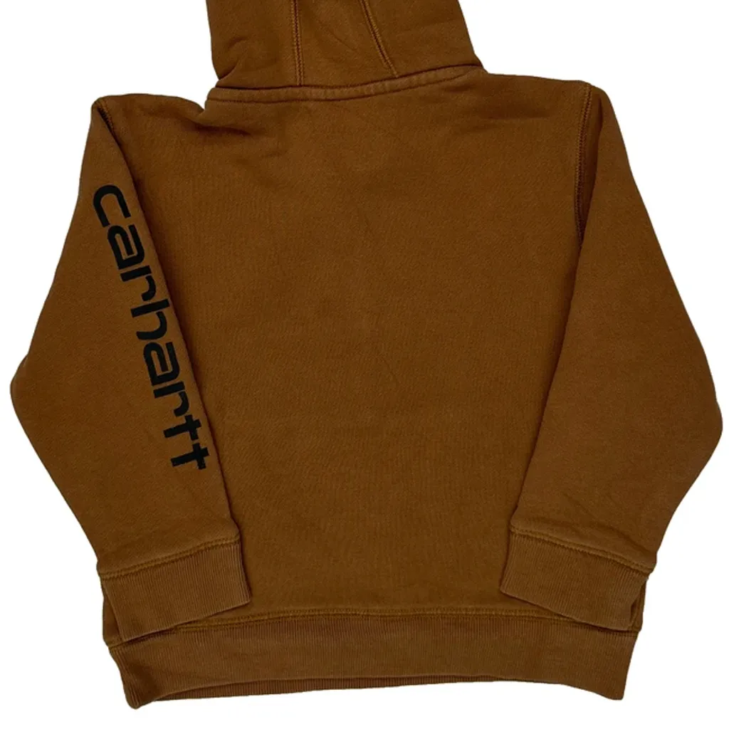 Age 2 Carhartt Hoodie - 2XS Brown Cotton - Image 6