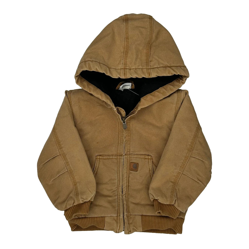 Age 2 Carhartt Jacket - XS Brown Cotton