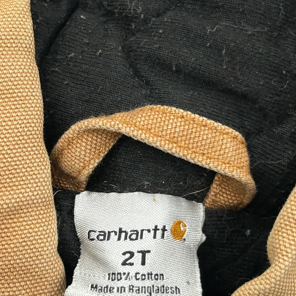 Age 2 Carhartt Jacket - XS Brown Cotton - Image 3