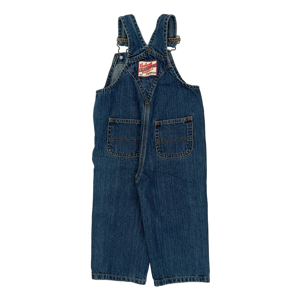 Age 2 Carhartt Overalls - 2XS Blue Cotton