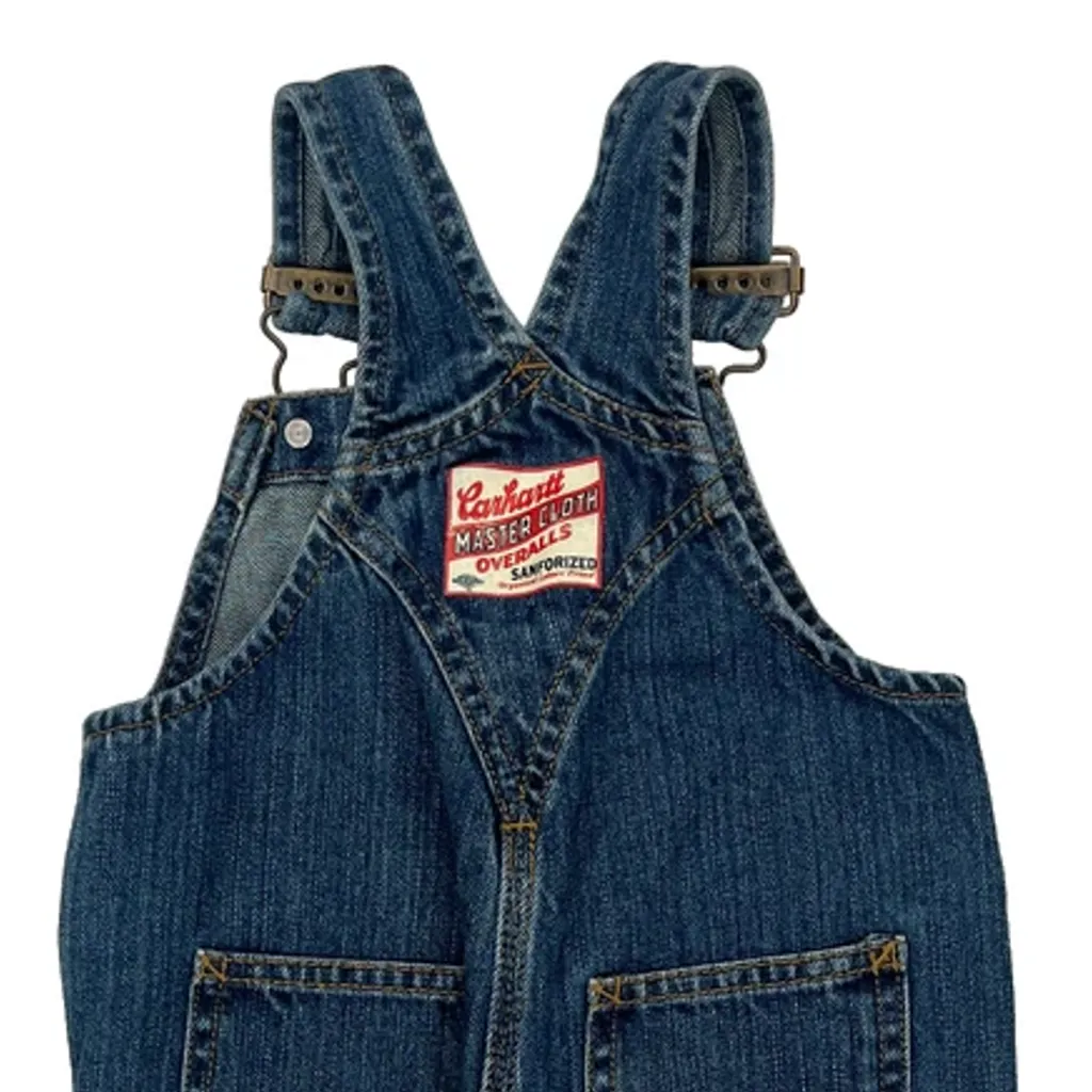 Age 2 Carhartt Overalls - 2XS Blue Cotton - Image 4