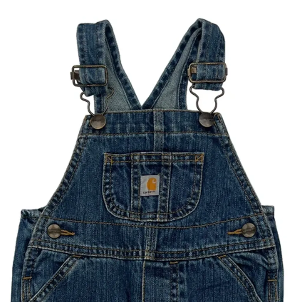 Age 2 Carhartt Overalls - 2XS Blue Cotton - Image 7