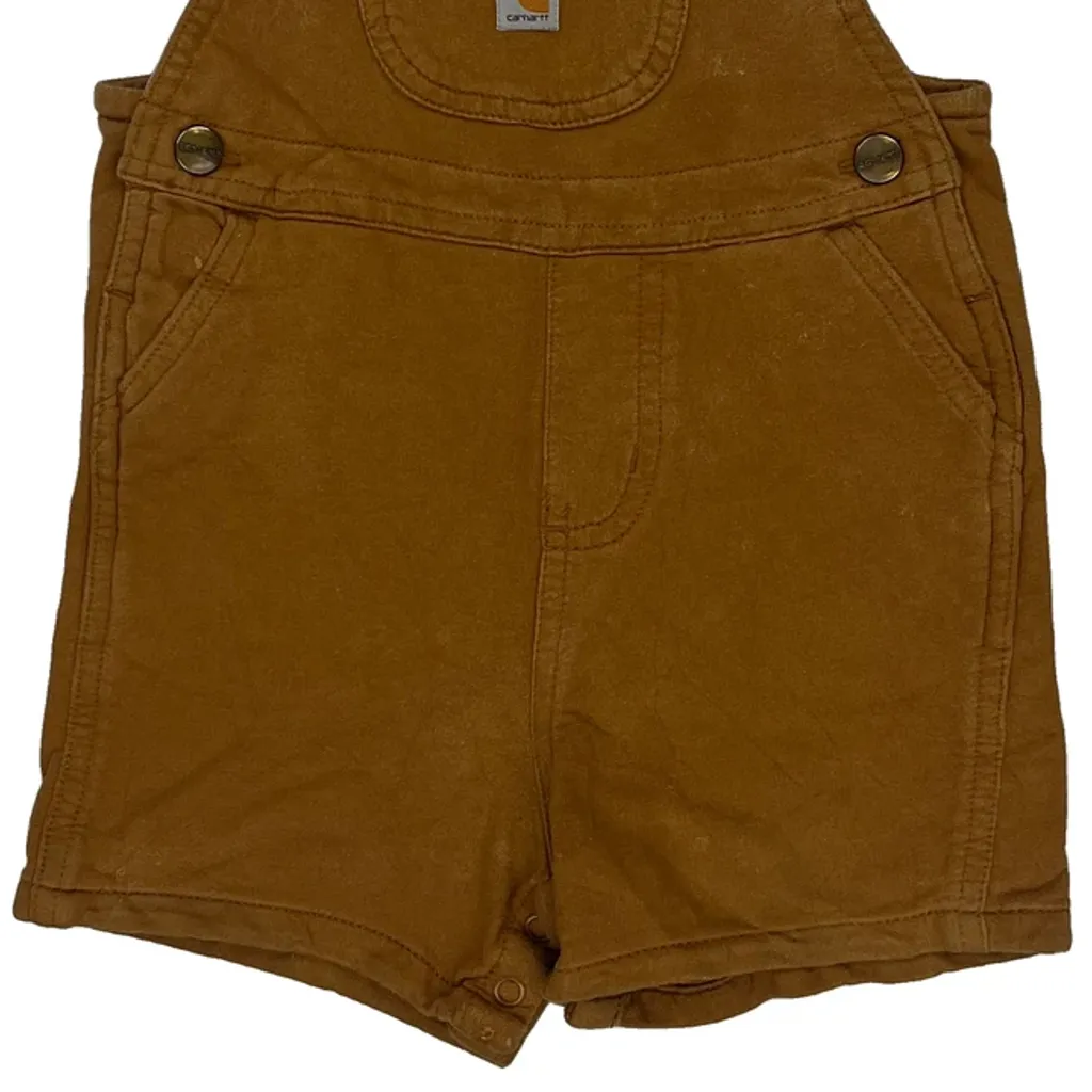 Age 2 Carhartt Overalls - 3XS Brown Cotton - Image 4