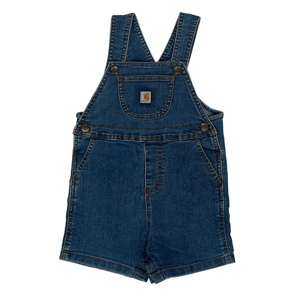 Age 2 Carhartt Overalls - 2XS Blue Cotton