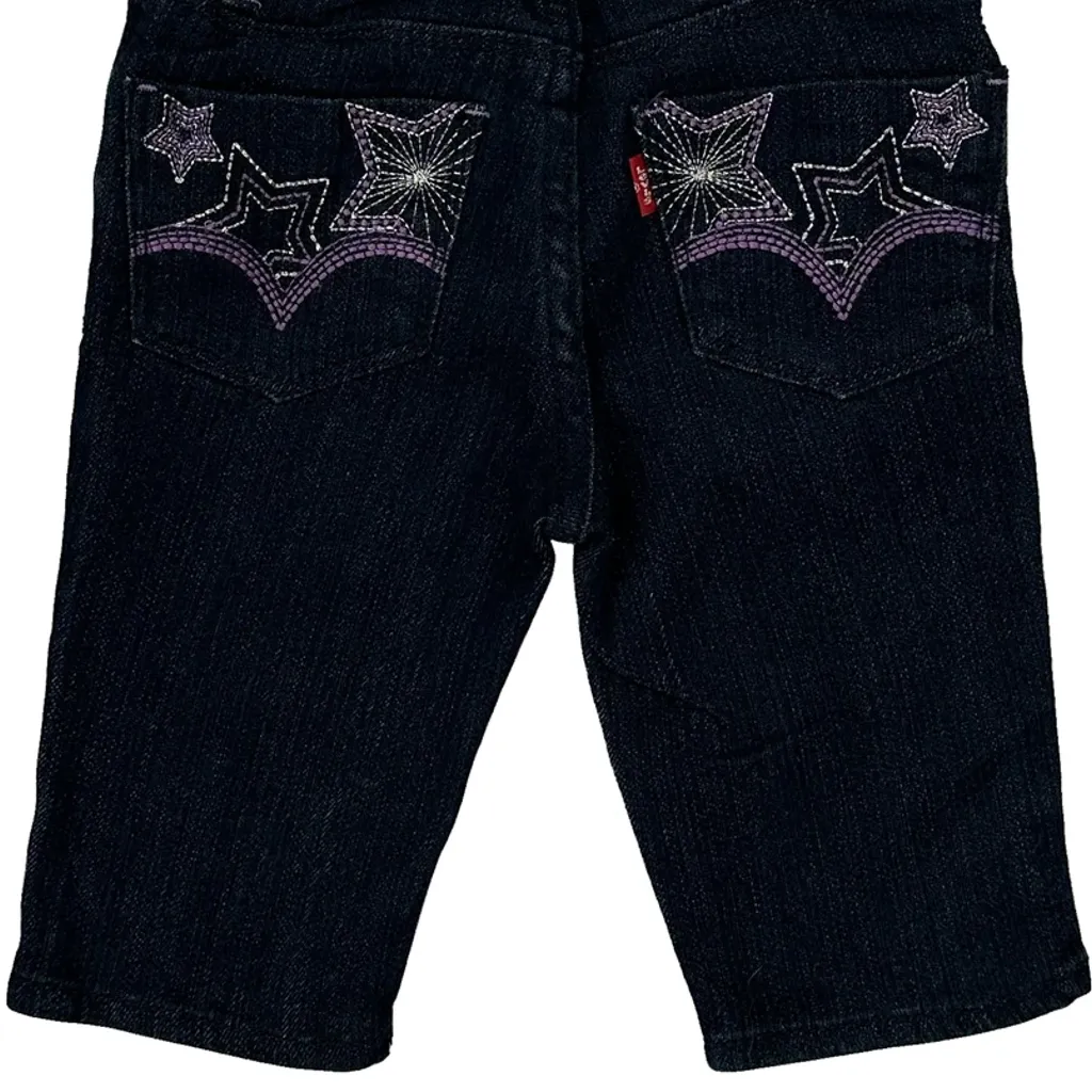 Age 2 Levis Jeans - 2XS Dark Wash Cotton - Image 4