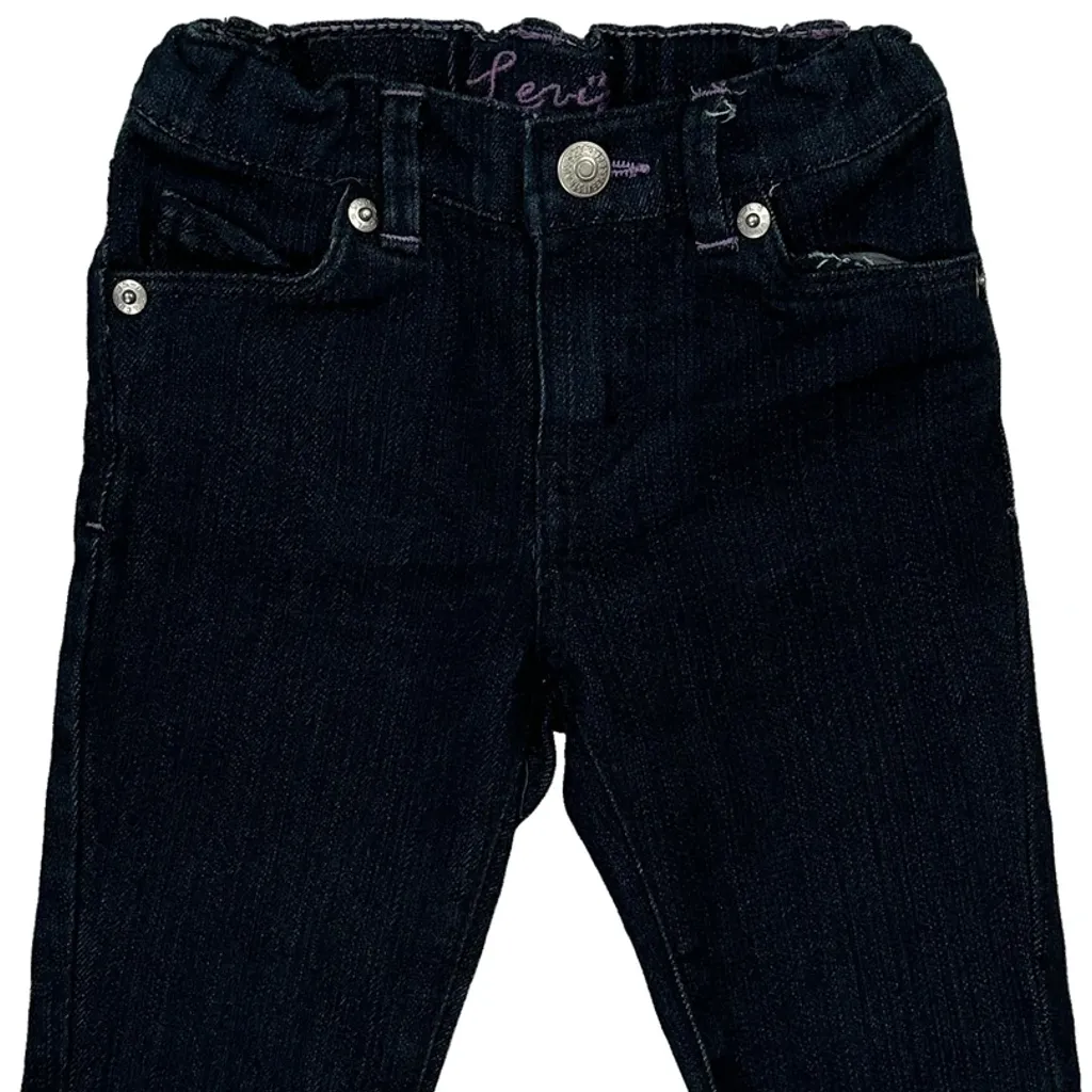 Age 2 Levis Jeans - 2XS Dark Wash Cotton - Image 7
