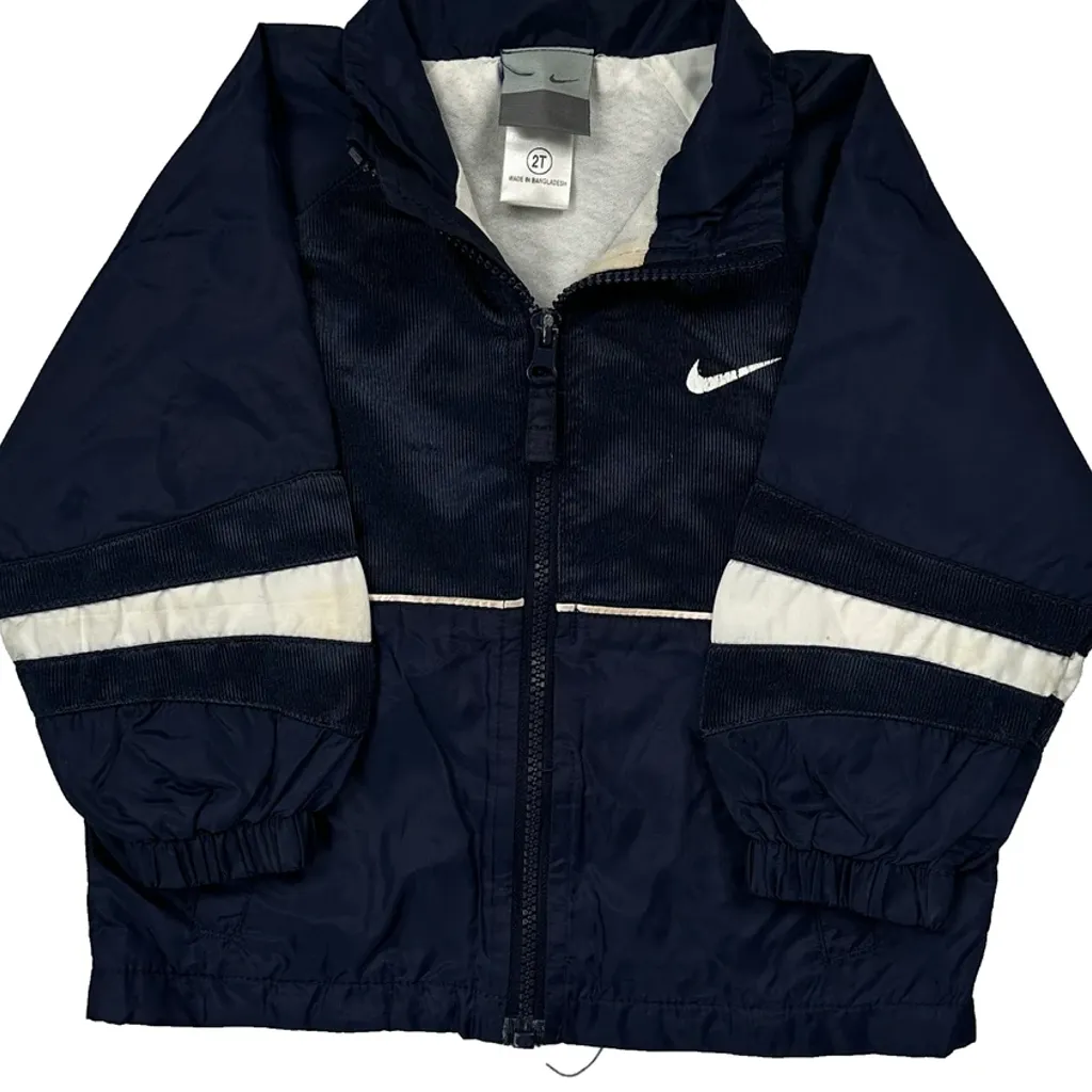 Age 2 Nike Windbreaker - XS Navy Polyester - Image 4