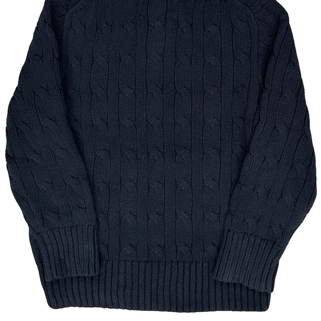 Age 2 Polo By Ralph Lauren 1/4 Zip - Small Navy Cotton - Image 6