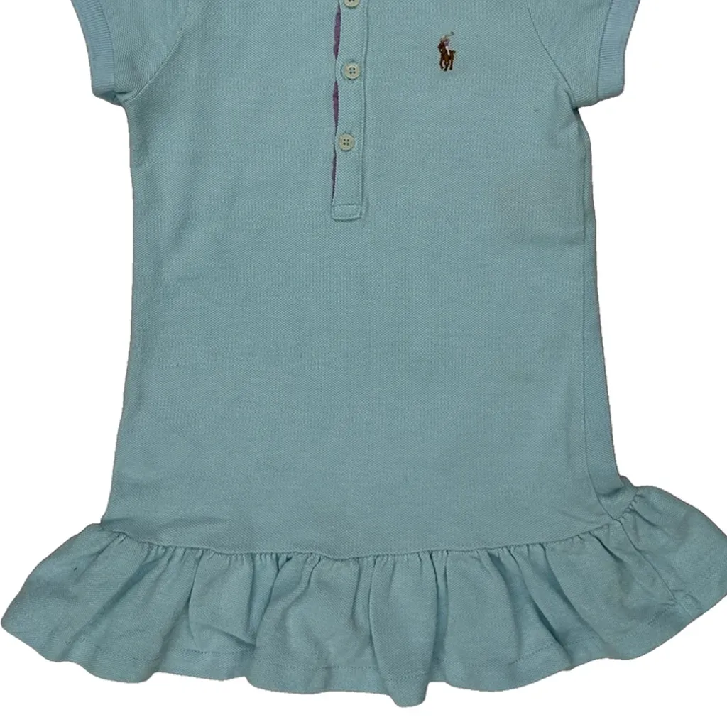 Age 2 Polo By Ralph Lauren Dress - XS Blue Cotton - Image 4