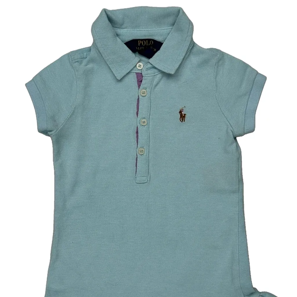 Age 2 Polo By Ralph Lauren Dress - XS Blue Cotton - Image 5