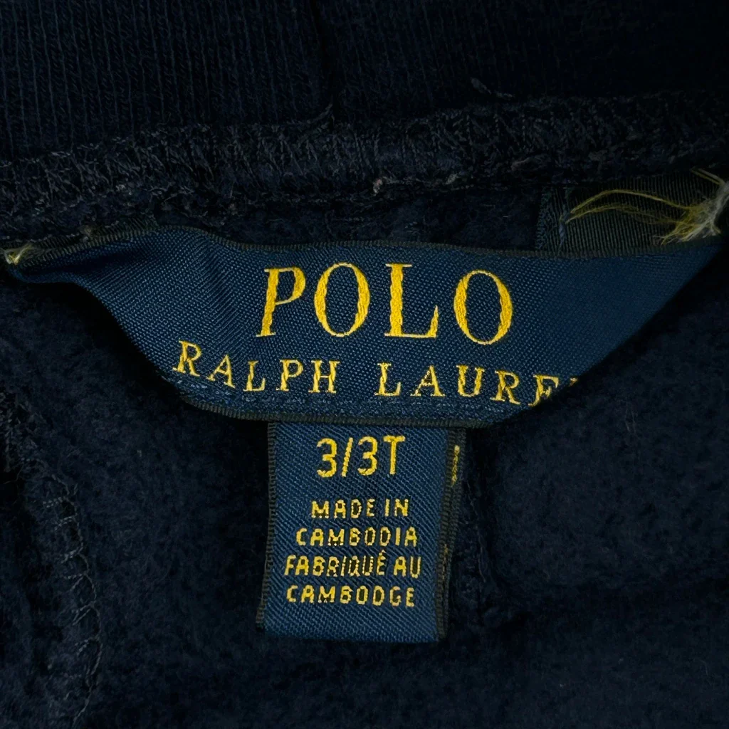 Age 2 Polo By Ralph Lauren Joggers - XS Navy Cotton - Image 3