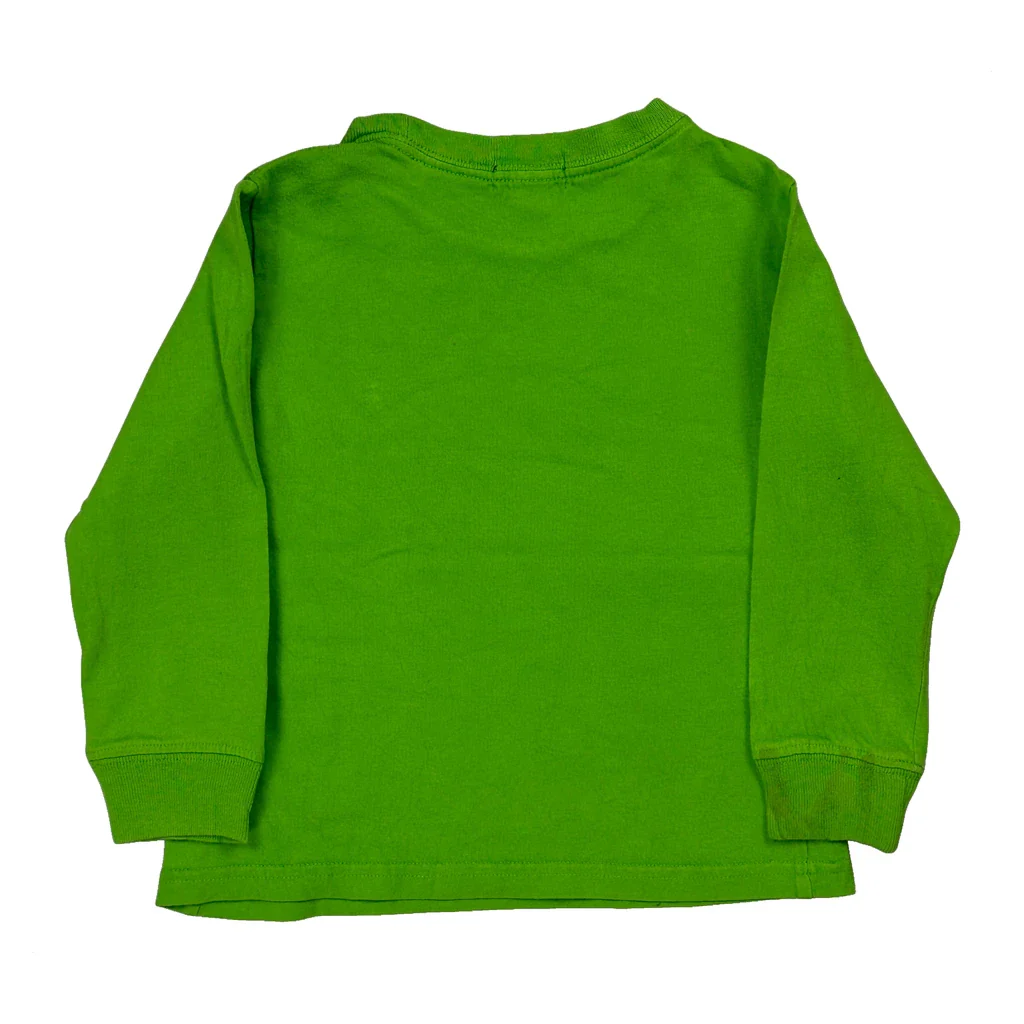 Age 2 Polo By Ralph Lauren Long Sleeve T-Shirt - 2XS Green Cotton - Image 2