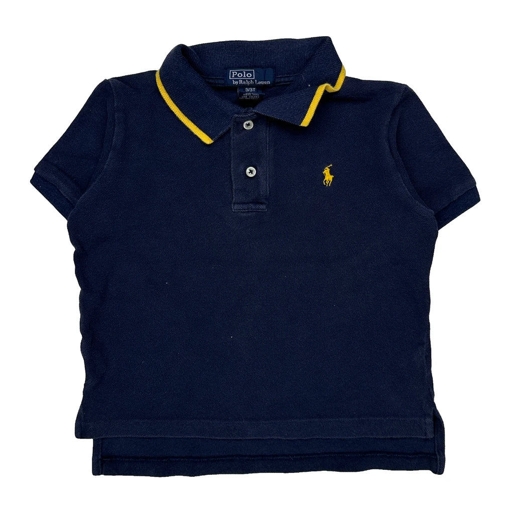 Age 2 Polo By Ralph Lauren Polo Shirt - XS Navy Cotton