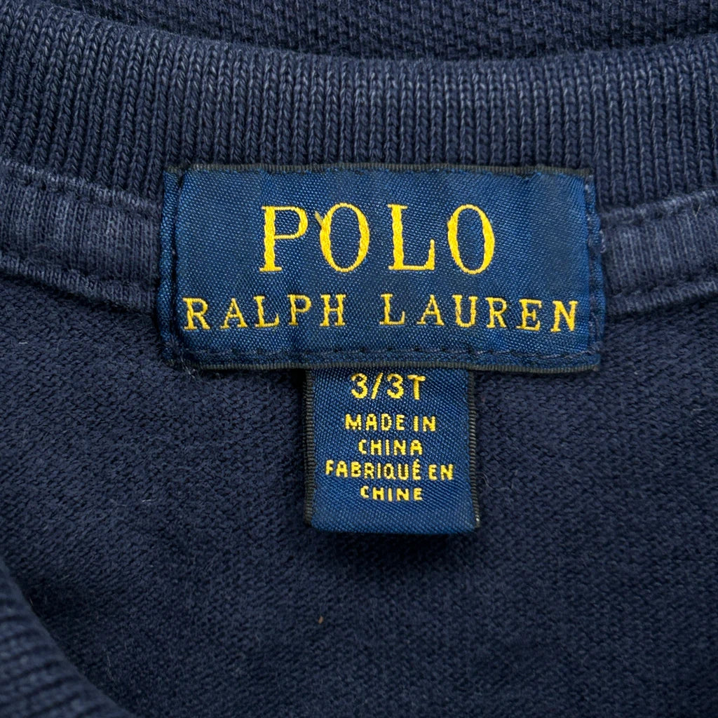 Age 2 Polo By Ralph Lauren Polo Shirt - 2XS Navy Cotton - Image 3