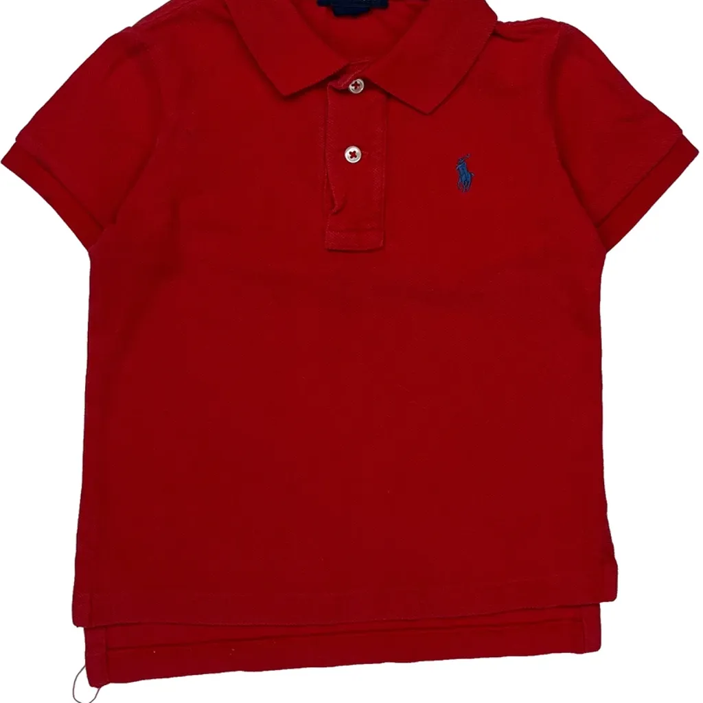 Age 2 Polo By Ralph Lauren Polo Shirt - XS Red Cotton - Image 4