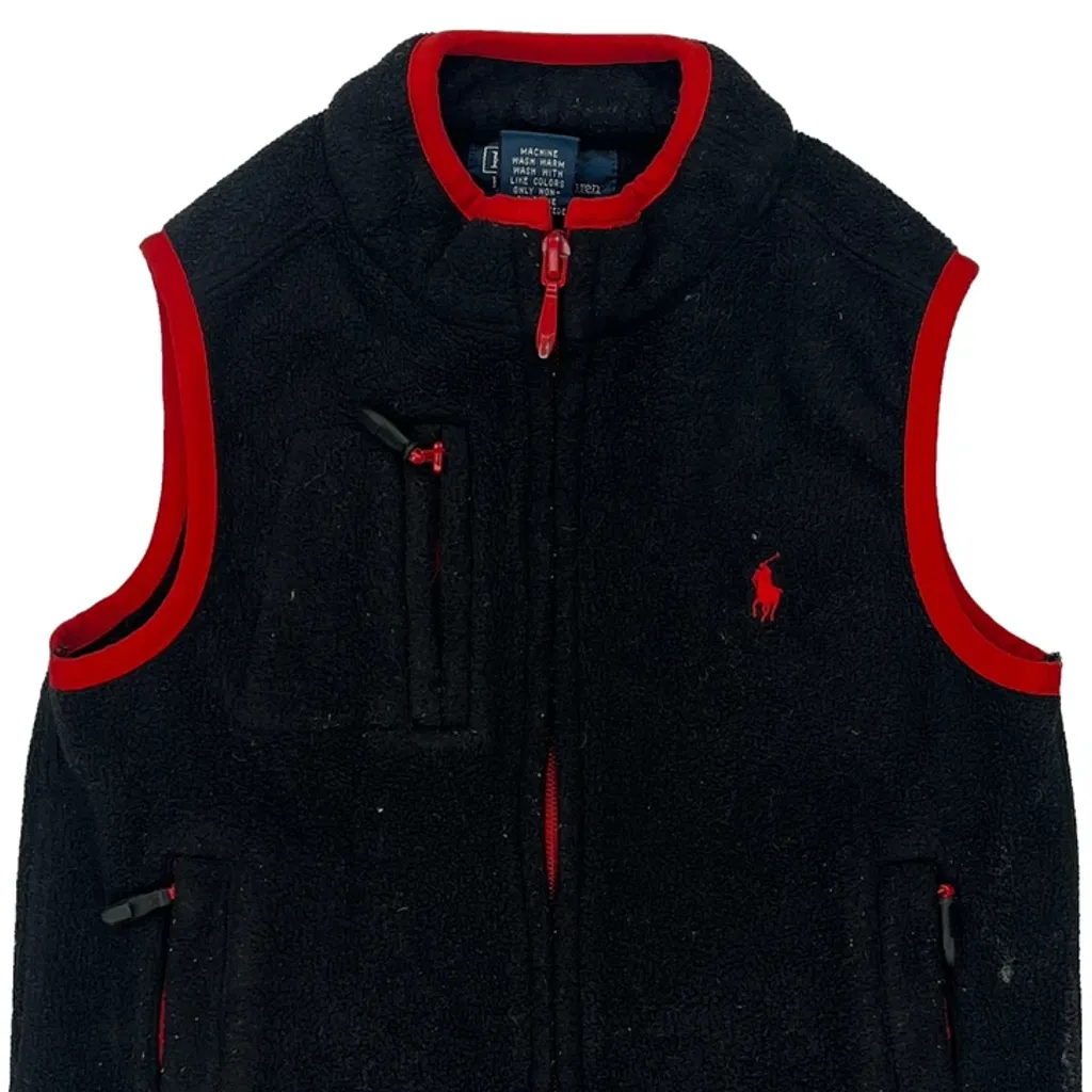 Age 2 Polo By Ralph Lauren Vest - 2XS Black Polyester - Image 4