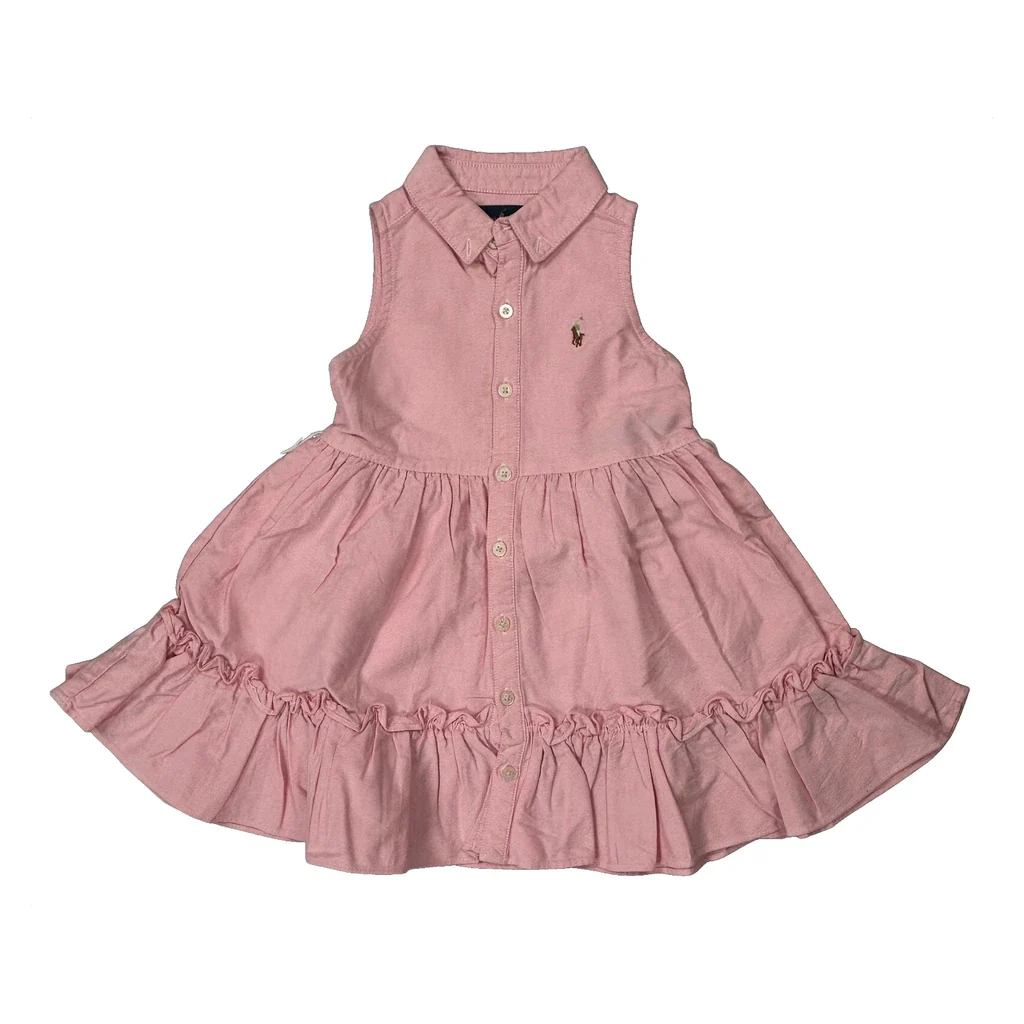 Age 2 Ralph Lauren Dress - XS Pink Cotton