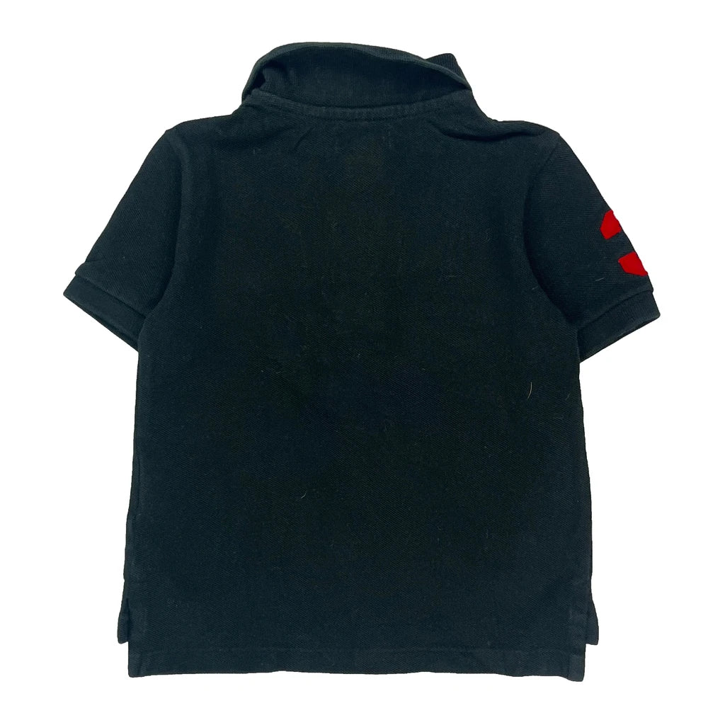 Age 2 Ralph Lauren Polo Shirt - 2XS Black Cotton - Image 2