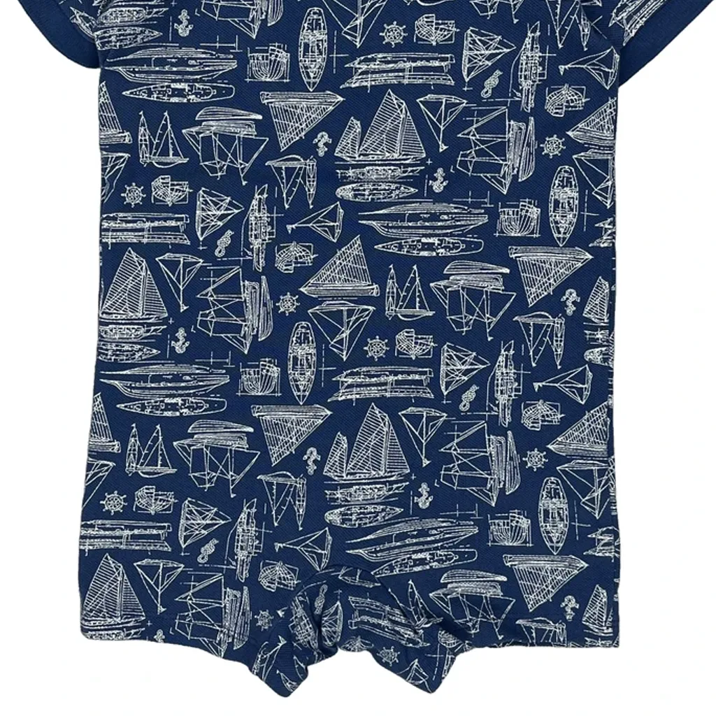Age 2 Ralph Lauren Nautical Print Sweater - 2XS Blue Cotton - Image 7