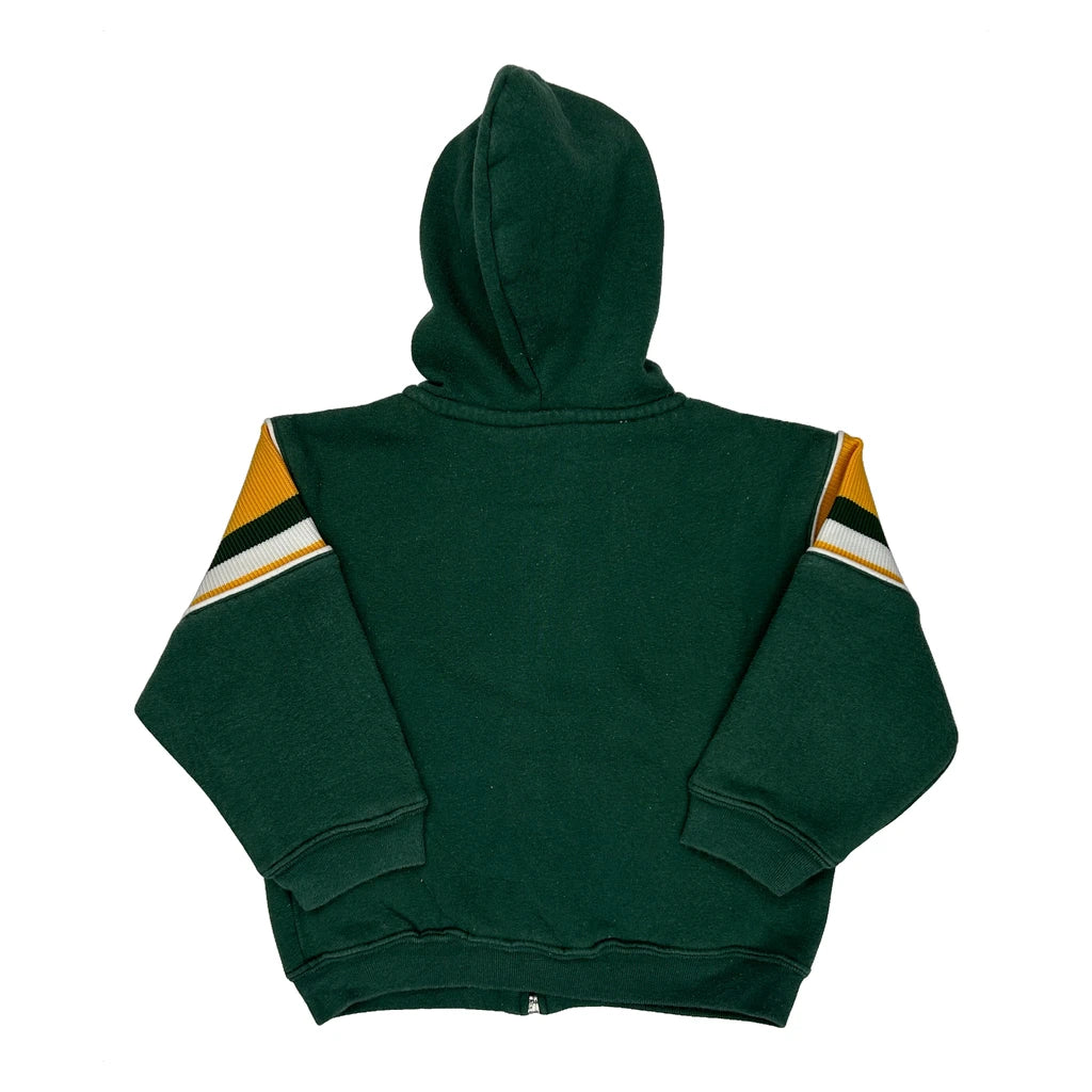 Age 2 Reebok Packers Hoodie - 2XS Green Cotton - Image 2