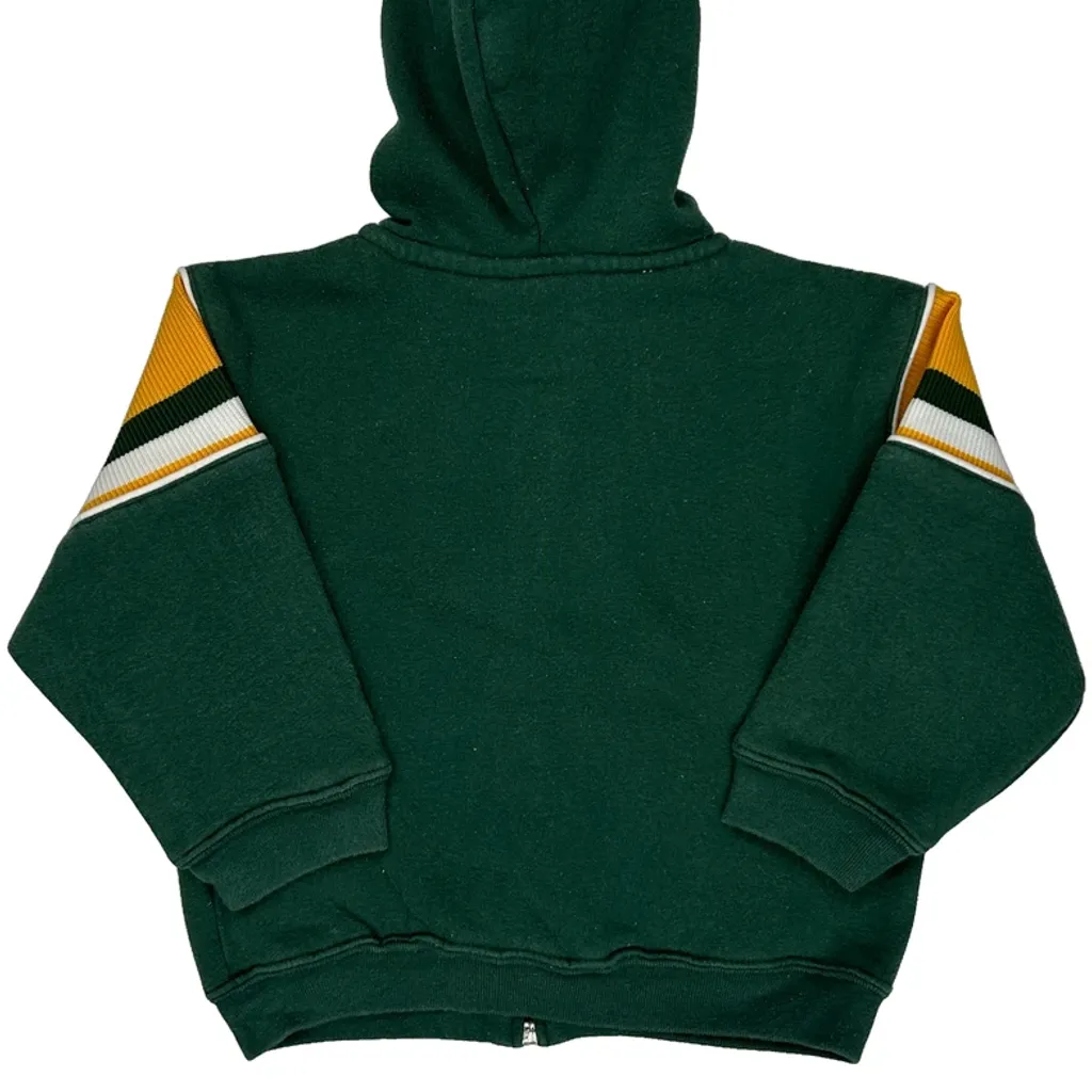 Age 2 Reebok Packers Hoodie - 2XS Green Cotton - Image 7
