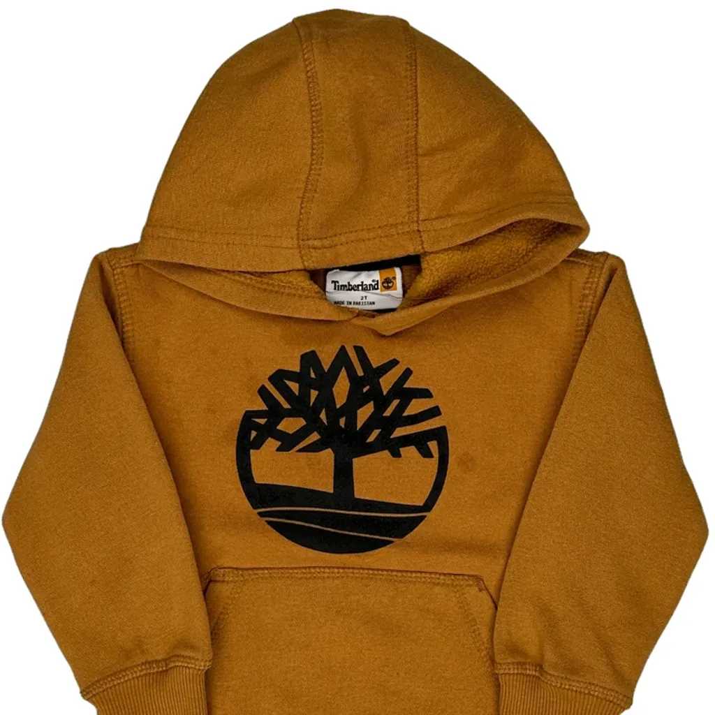 Age 2 Timberland Hoodie - XS Brown Cotton - Image 5