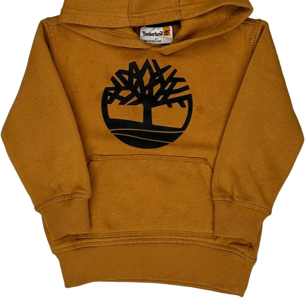 Age 2 Timberland Hoodie - XS Brown Cotton - Image 6