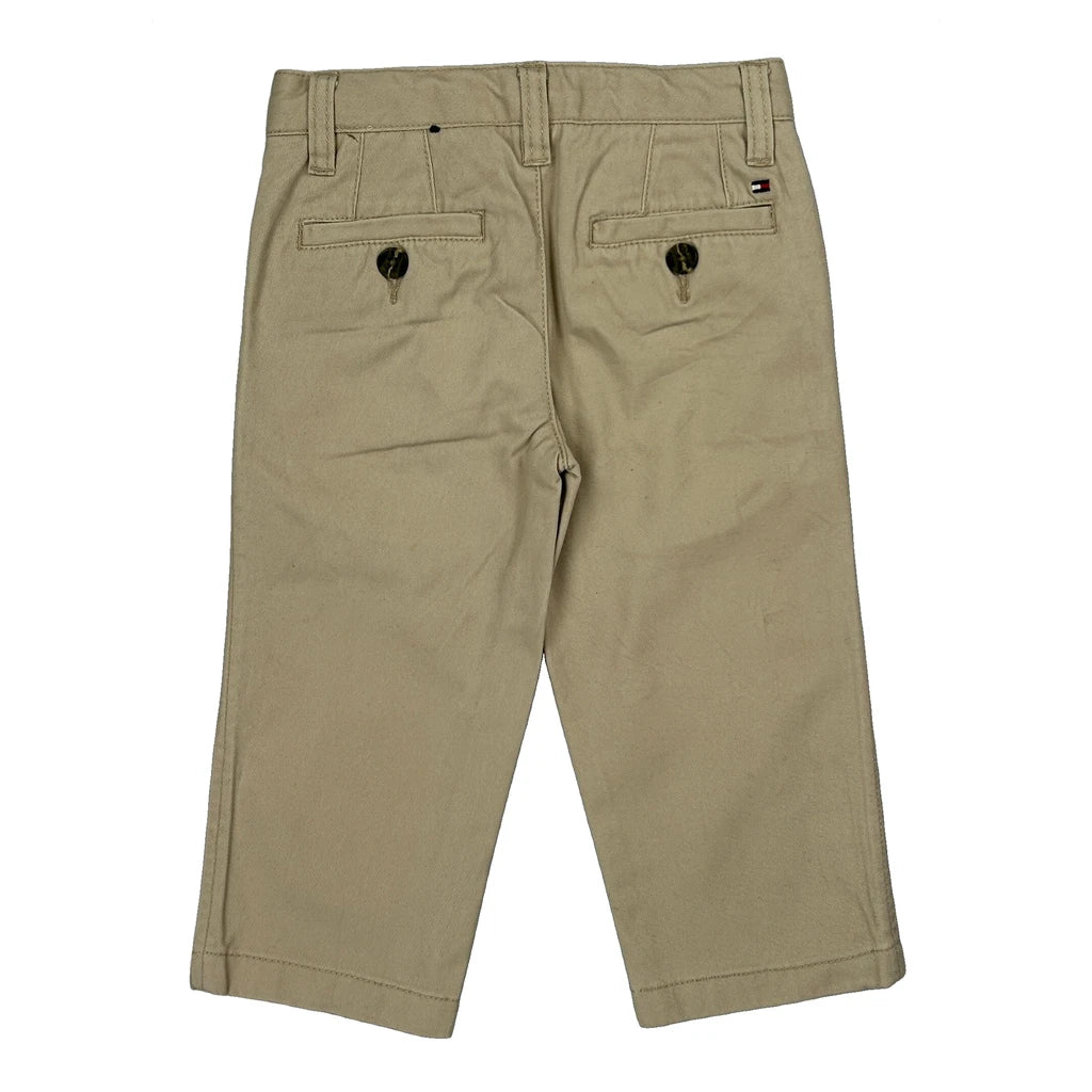 Age 2 Tommy Hilfiger Chinos - X-Smallw 12L Beige Cotton - Image 2