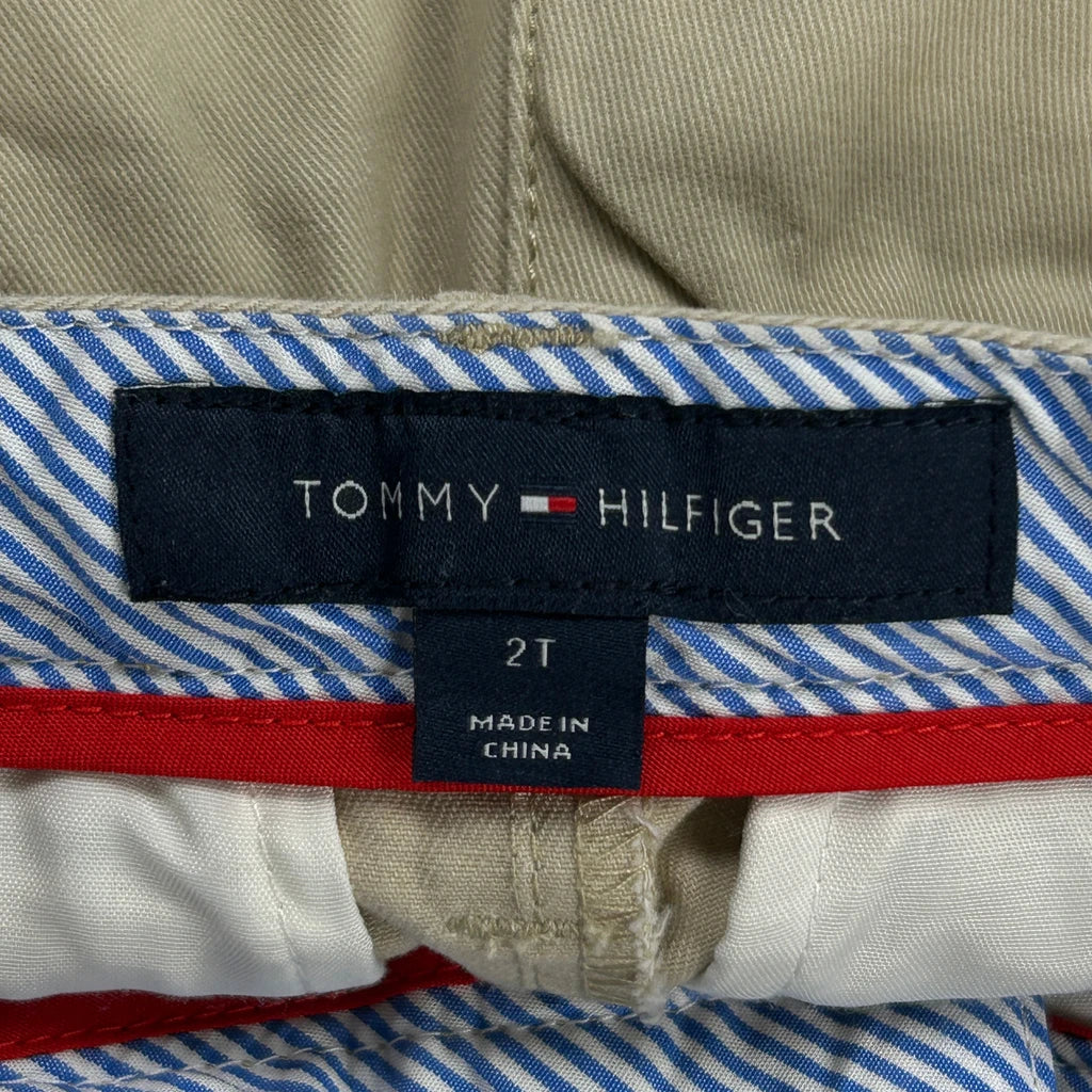 Age 2 Tommy Hilfiger Chinos - X-Smallw 12L Beige Cotton - Image 3