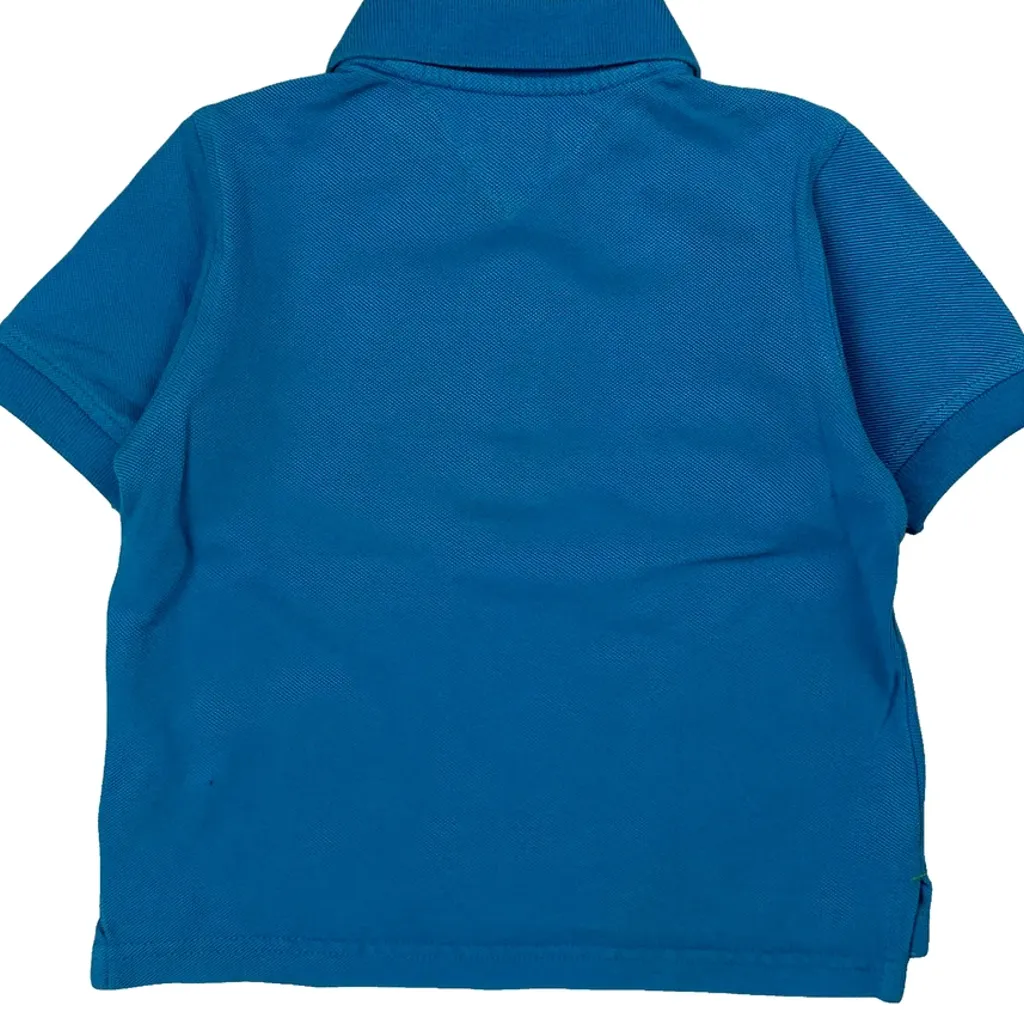 Age 2 Tommy Hilfiger Polo Shirt - 2XS Blue Cotton - Image 7