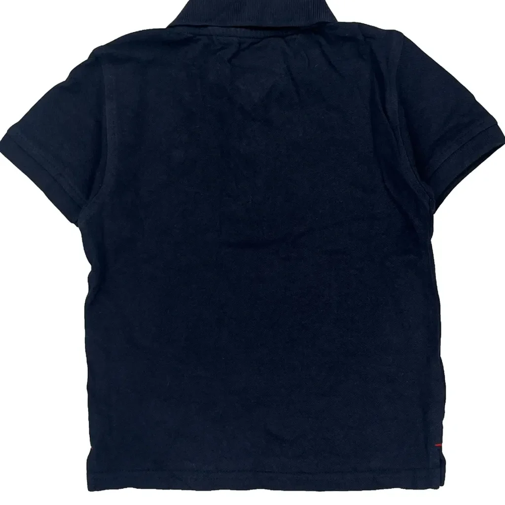 Age 2 Tommy Hilfiger Polo Shirt - 2XS Navy Cotton - Image 6