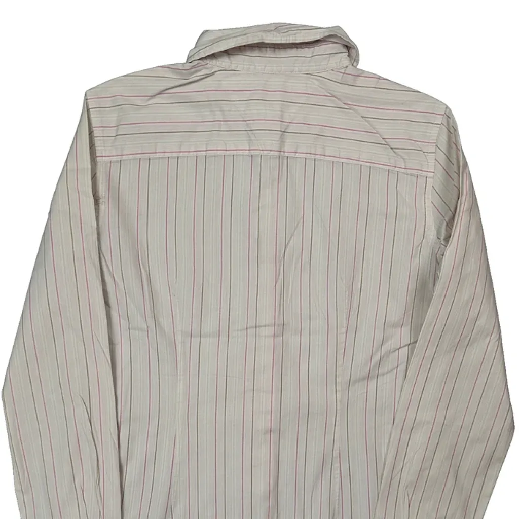 Age 2 Tommy Hilfiger Striped Shirt - 3XS White Cotton - Image 6