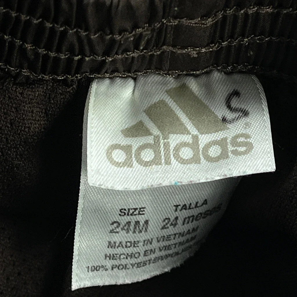 Age 24 Months Adidas Cargo Shorts - 2XS Black Polyester - Image 3