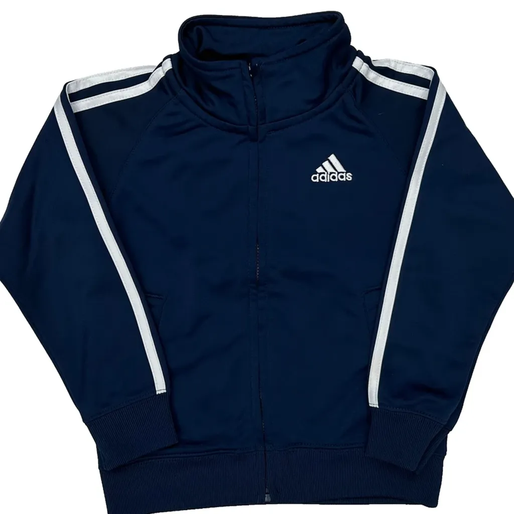 Age 24 Months Adidas Track Jacket - 2XS Navy Polyester - Image 4