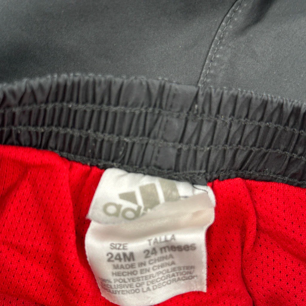 Age 24 Months Adidas Track Pants - 3XS Black Polyester - Image 3