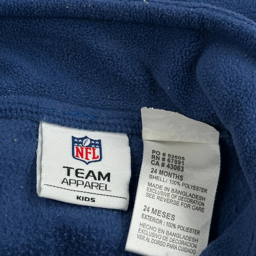 Age 24 Months Colts Nfl 1/4 Zip - 2XS Blue Polyester - Image 3