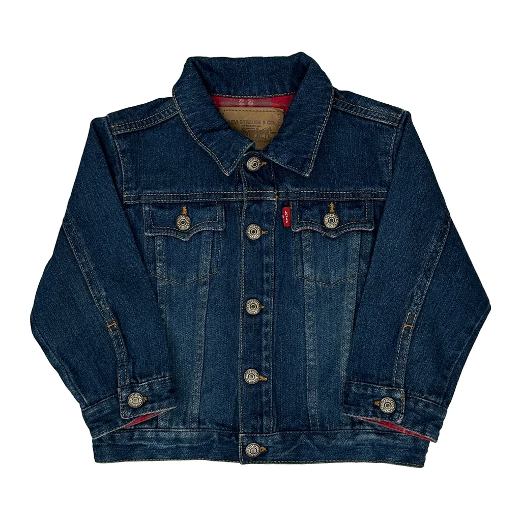 Age 24 Months Levis Graphic Denim Jacket - XS Blue Denim