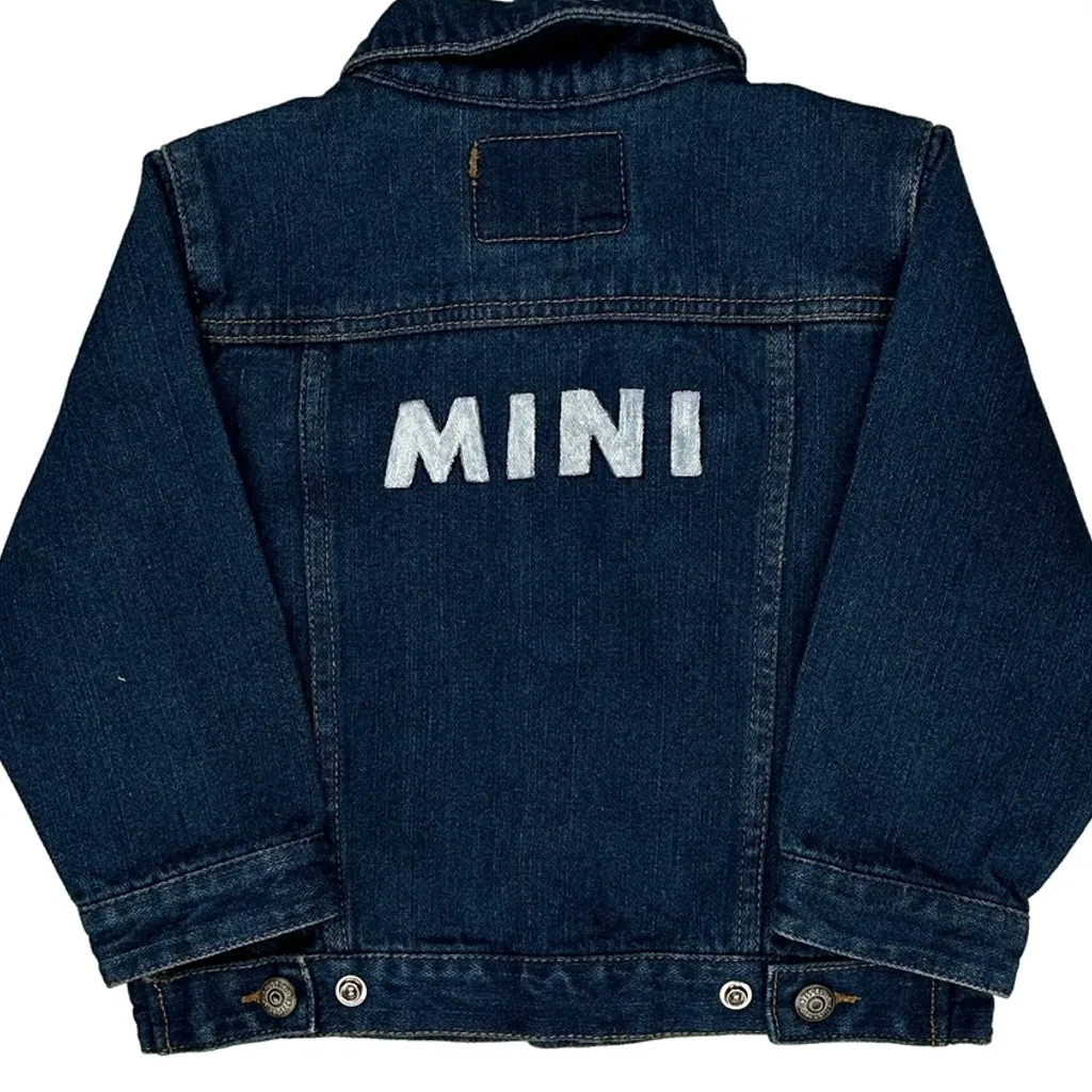 Age 24 Months Levis Graphic Denim Jacket - XS Blue Denim - Image 6
