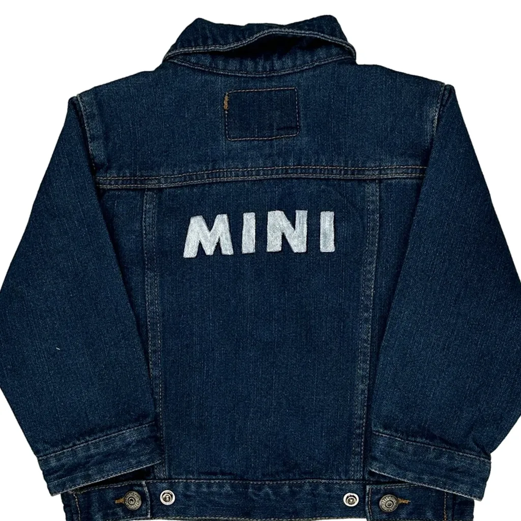 Age 24 Months Levis Graphic Denim Jacket - XS Blue Denim - Image 7