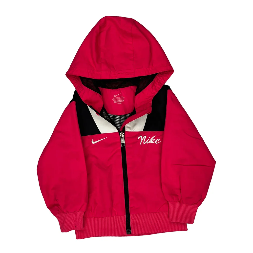 Age 24 Months Nike Windbreaker - 2XS Red Polyester