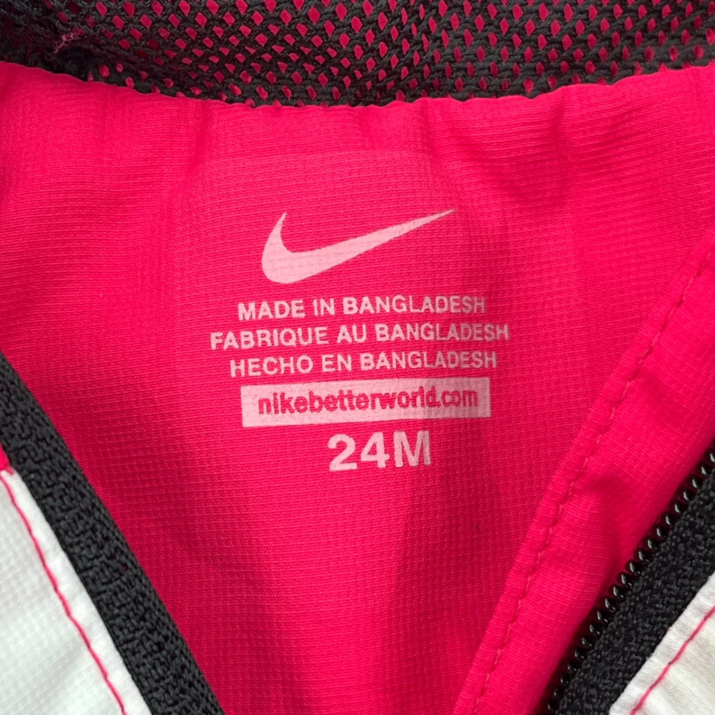 Age 24 Months Nike Windbreaker - 2XS Red Polyester - Image 3