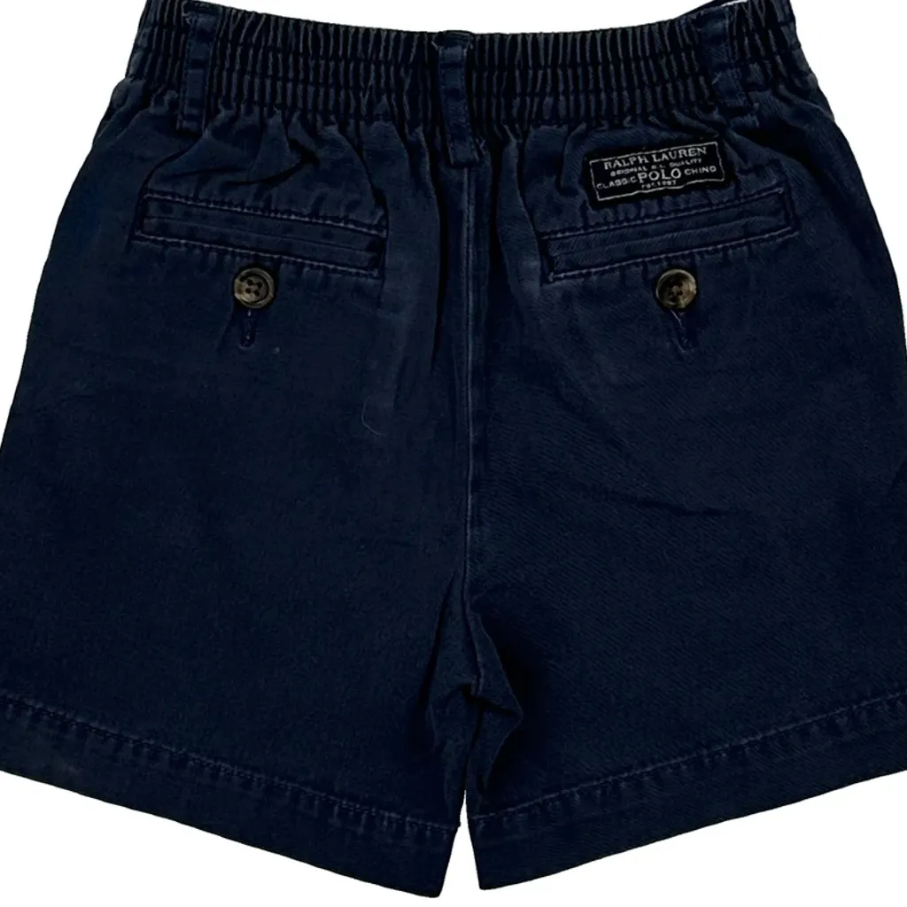 Age 24 Months Polo By Ralph Lauren Chino Shorts - 2XS Navy Cotton - Image 7