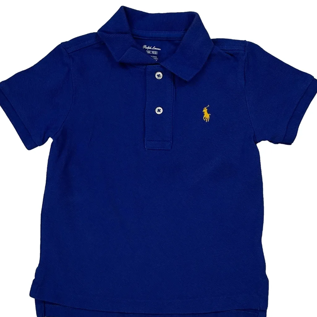 Age 24 Months Ralph Lauren Polo Shirt - 2XS Blue Cotton - Image 5