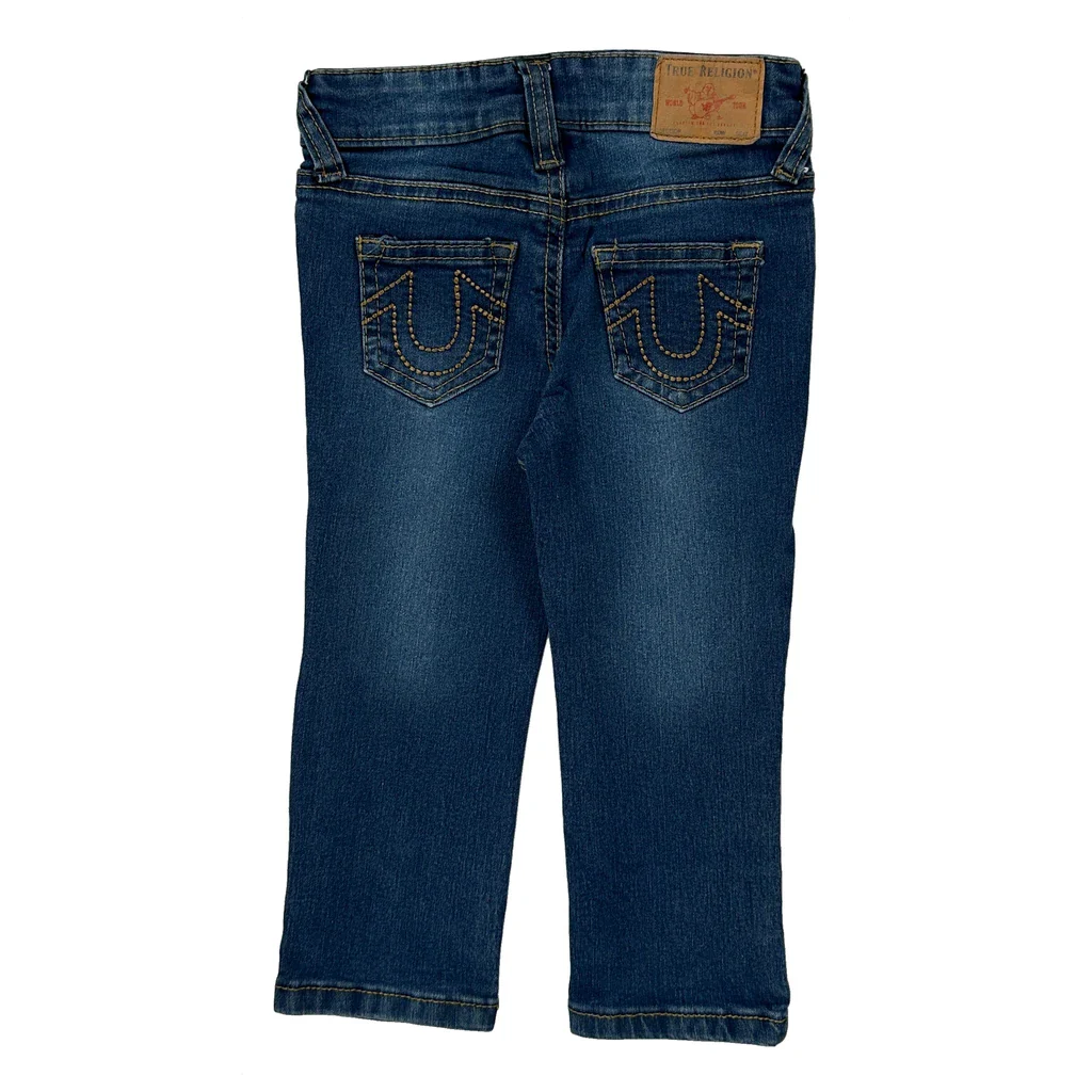 Age 24 Months True Religion Jeans - Xx-Smallw 14L Blue Denim - Image 2