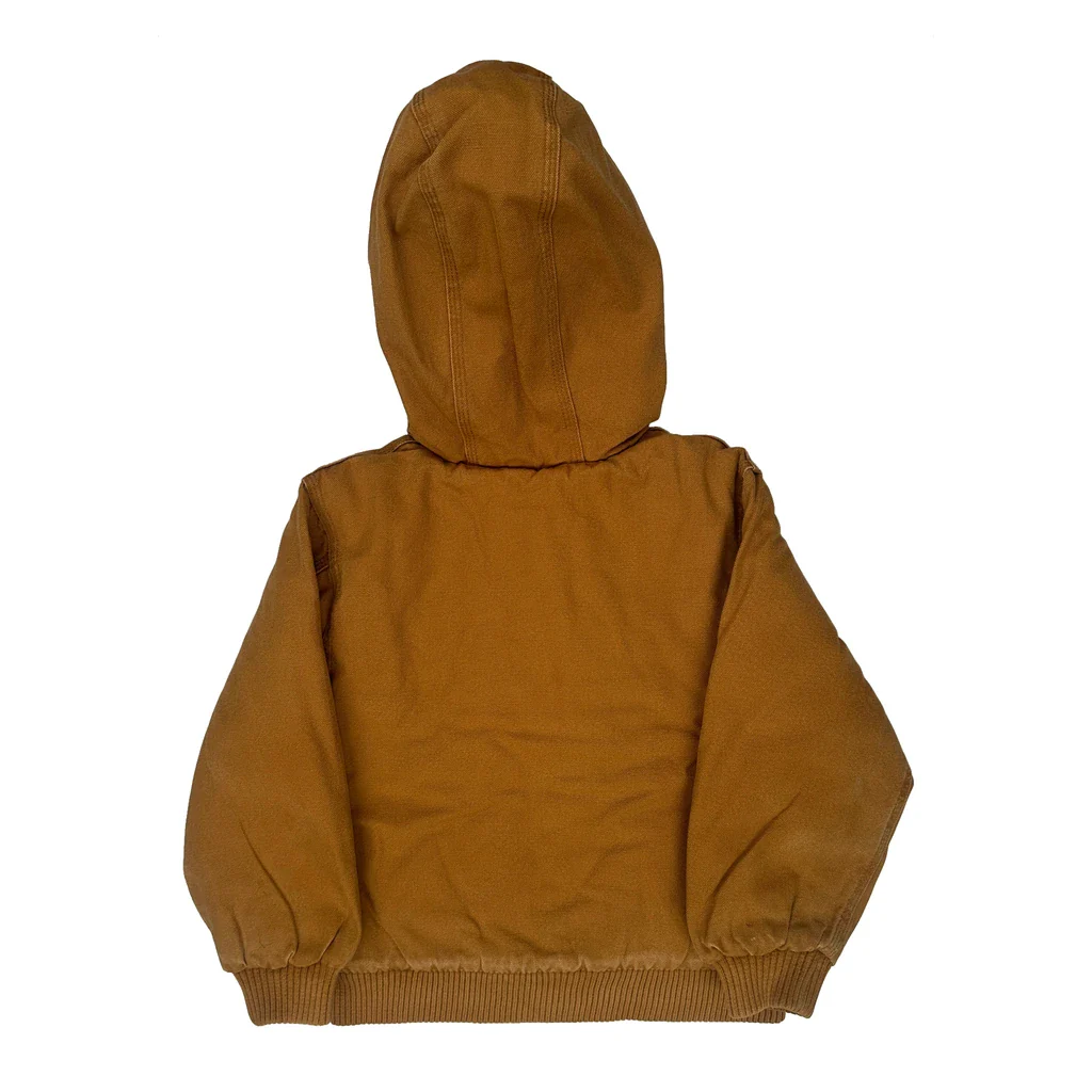 Age 3-4 Carhartt Jacket - XS Brown Cotton - Image 2